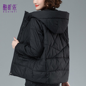 羽绒棉服女2025年新款 外套 小个子棉袄冬季 加厚棉衣中年妈妈装 短款