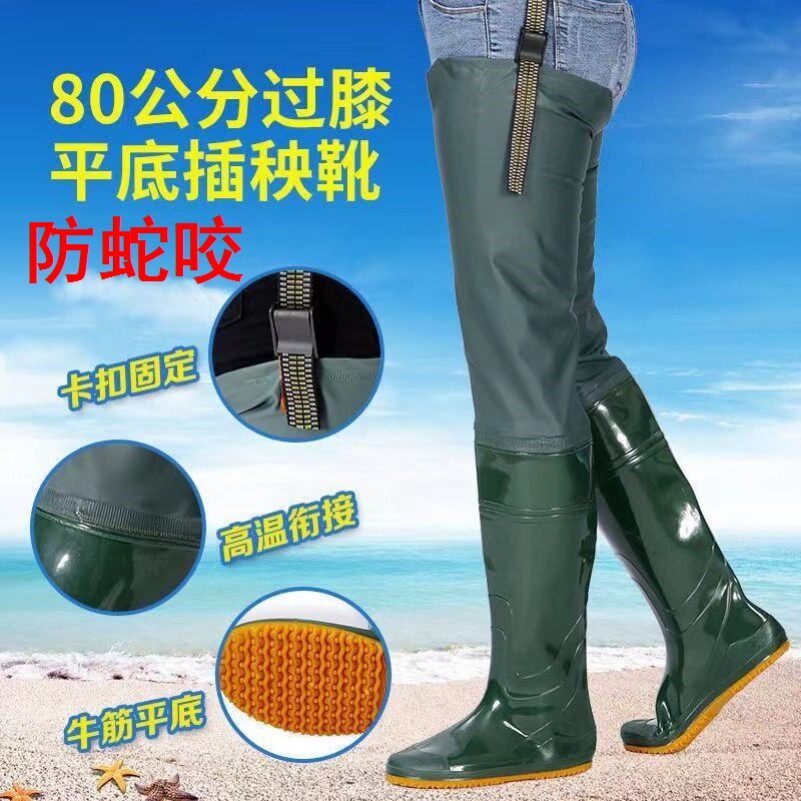 野外防蛇鞋防蛇咬护腿防蛇咬专用鞋钓鱼水靴防蛇咬雨鞋赶海插秧男