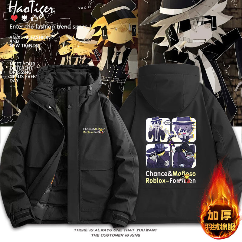 Forsaken被遗忘的游戏周边二次元加厚保暖棉服冬季青少年上衣服潮