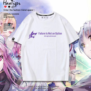 HEAVEN BURNS RED绯染天空31C部队标志图案周边短袖T恤青少年衣服