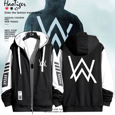 艾伦沃克嘉豪同款DJ潮faded周边同款卫衣外套男女秋冬加厚上衣服