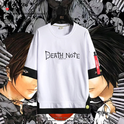 Death Note死亡笔记漫画联名周边学院风短袖T恤男女夏季学生上衣