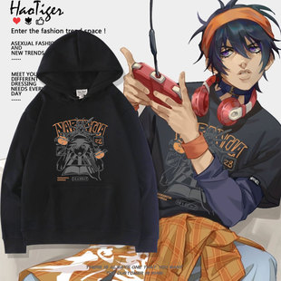 JOJO纳兰迦小飞机黄金之风同人二次元联名周边连帽卫衣男女上衣潮