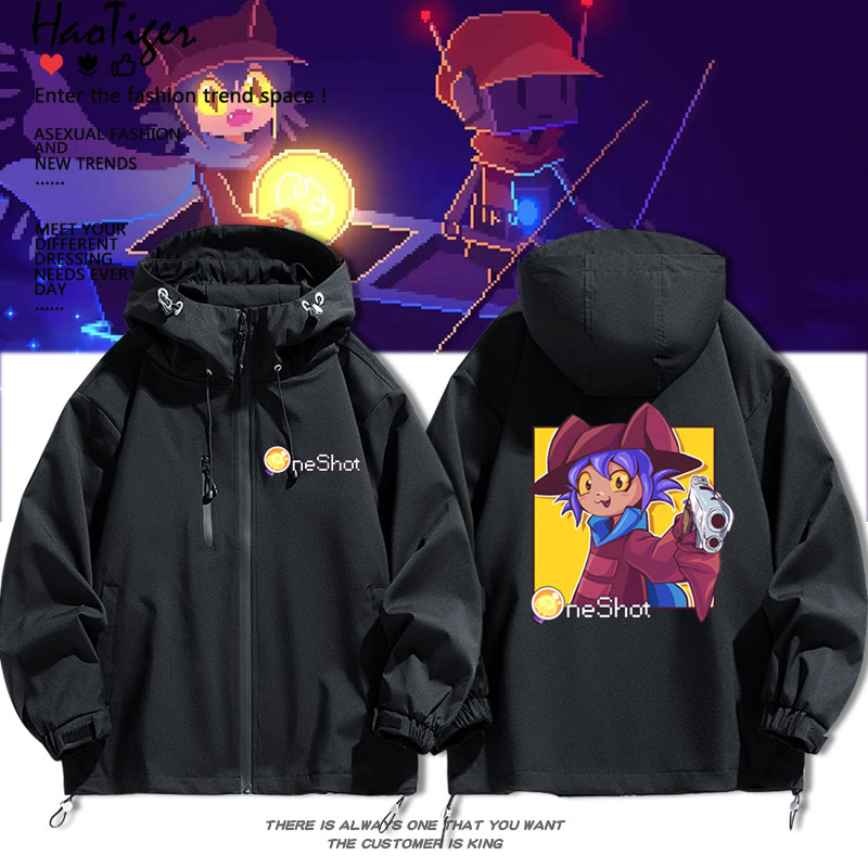 动漫游戏OneShot霓光Niko周边同款秋冬冲锋衣夹克学生三合一外套