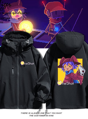 动漫游戏OneShot霓光Niko周边同款秋冬冲锋衣夹克学生三合一外套