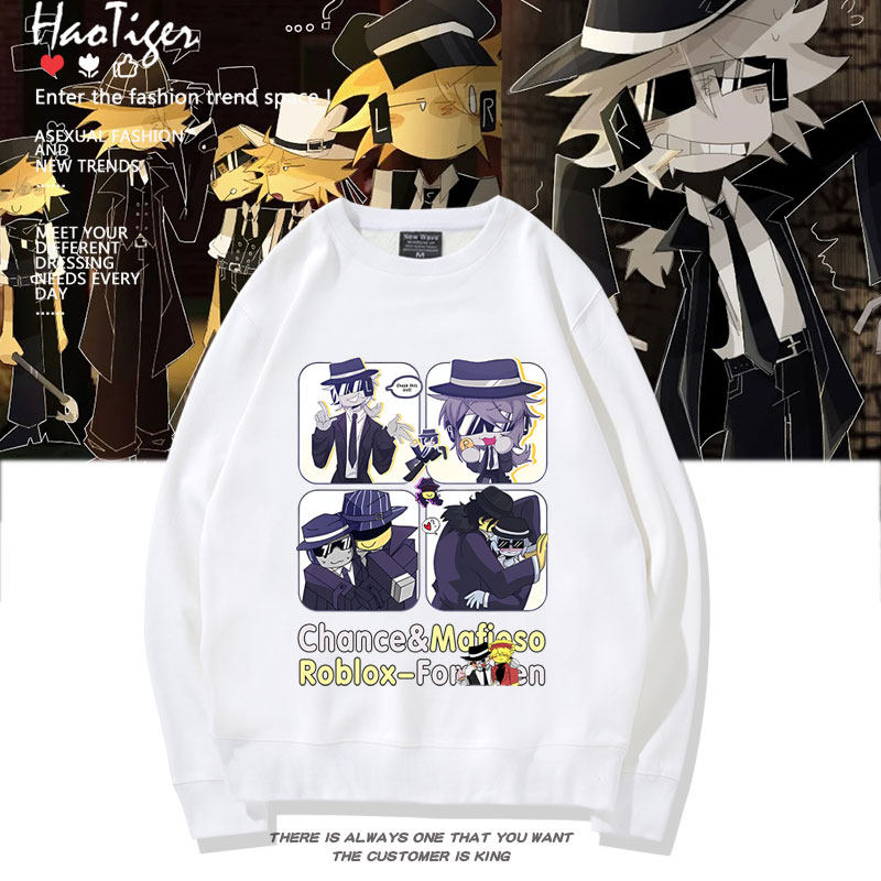 Forsaken被遗忘的游戏周边二次元圆领卫衣加绒秋冬青少年上衣服潮