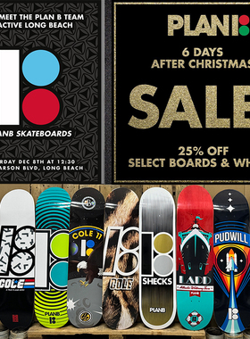 美国进口PLAN B双翘滑板板面8.0 8.125 8.25 8.375 8.5专业板面