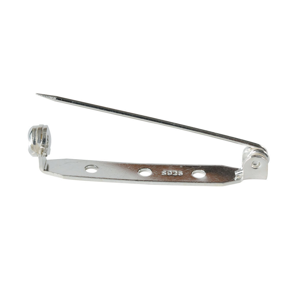 S  브로치 코사지 칼라 핀 가슴 팔 어깨 배지 스카프 안전 핀베이스 DIY 액세서리