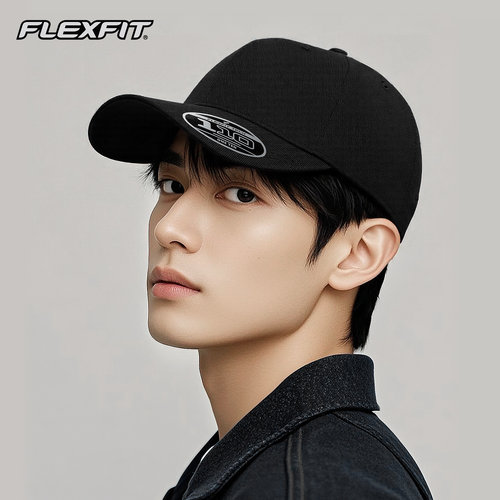 FLEXFIT潮牌弹力弯檐鸭舌帽