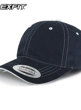 FLEXFIT韩版软顶棒球帽百搭休闲防晒遮阳帽子情侣百搭鸭舌帽