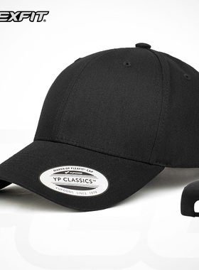 FLEXFIT美式软顶弯檐棒球帽男女百搭ins潮牌迷彩鸭舌帽户外帽子