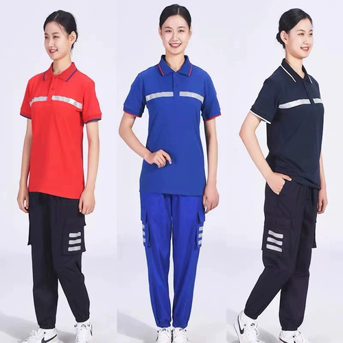 Хлопковая антистатическая электронная футболка для работы, делается под заказ, короткий рукав