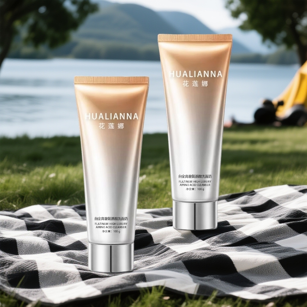 【发2支】花莲娜白金高奢氨基酸洗面奶100g保湿清洁,美容护肤/美体/精油,洁面,淘宝优惠券,粉丝福利购,淘宝优惠卷