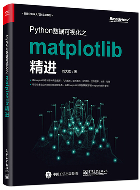Python数据可视化之matplotlib进 数据可视化分析从入门到通 matplotlib几何3D图形绘制教程书 matplotlib操作应用技巧图书籍