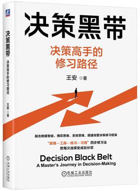 决策黑带 决策高手的修习路径 王安 机械工业出版社9787111796664