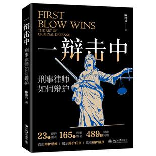 北京大学出版 陈洪兵 社9787301363195 刑事律师如何辩护 一辩击中