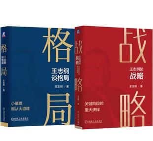 王志纲论战略+王志纲谈格局 套装全2册 王志纲著 战略认知管理 企业经营管理学书籍