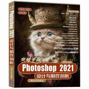 广告设计平面创意包装 突破平面Photoshop 图像处理Photoshop ps2021教程 设计插画设计UI设计网页设计动画设计 2021设计与制作剖析