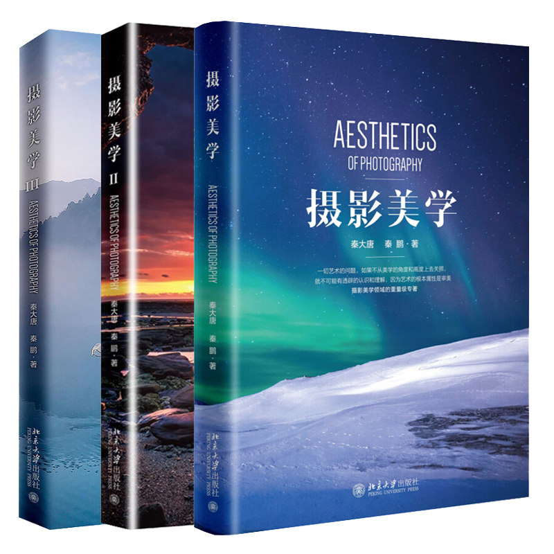 摄影美学+摄影美学Ⅱ+摄影美学Ⅲ 3册 艺术摄影分析教程 摄影艺术作品创作 摄影美学技法库 摄影美学拍摄方法和技巧图书籍