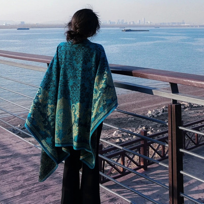 民族风披肩云南丽江旅游披风外套