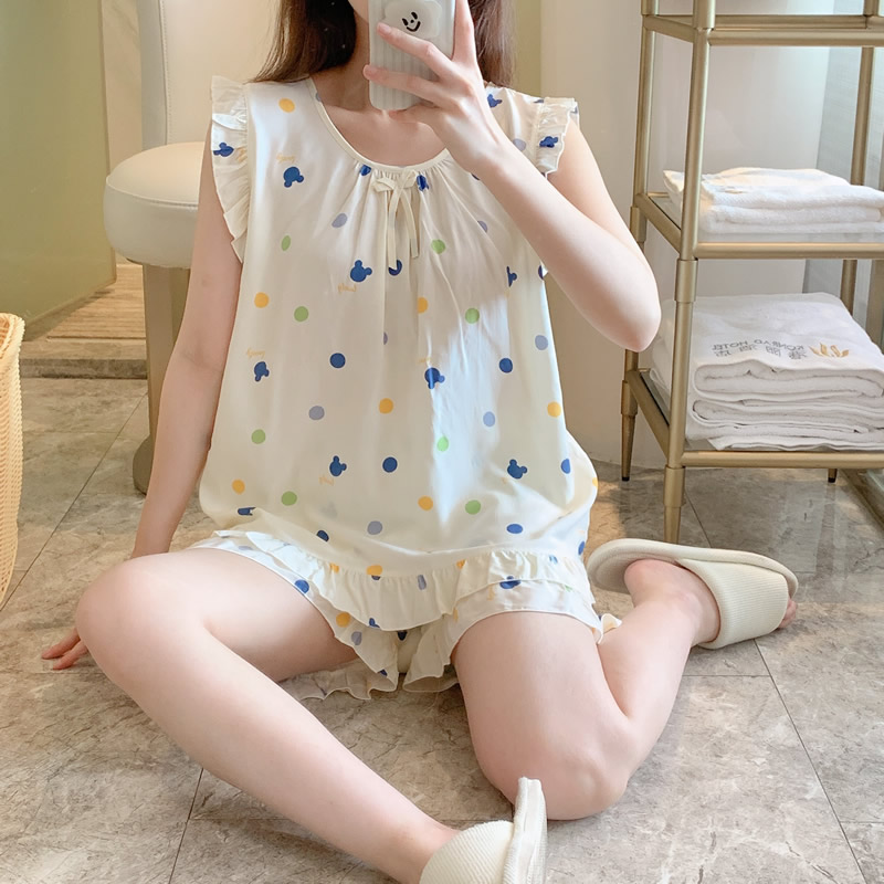 夏天棉绸睡衣女士夏季2025新款