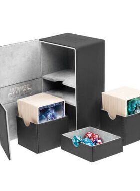 卡片诊所 皮盒 Ultimate Guard 160+/200+ Xenoskin 双翻转托盘款