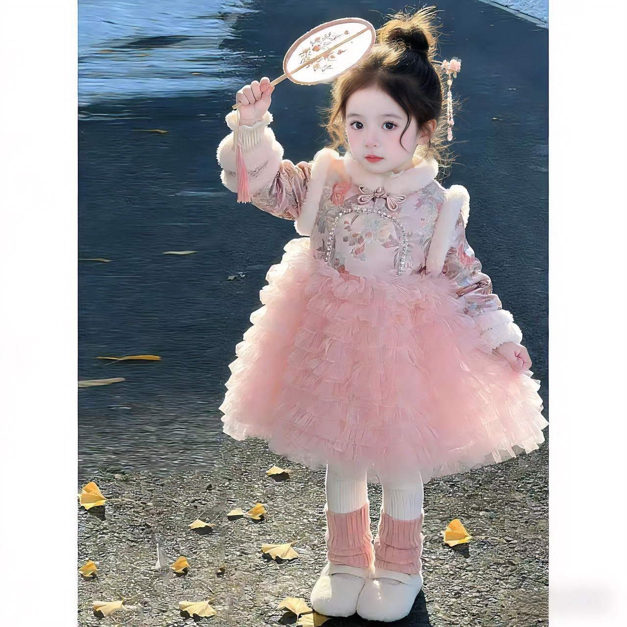 【现货】加绒拜年服2026新款冬周岁礼服女宝宝公主裙新年裙子洋气,童装/婴儿装/亲子装,连衣裙,淘宝优惠券,粉丝福利购,淘宝优惠卷