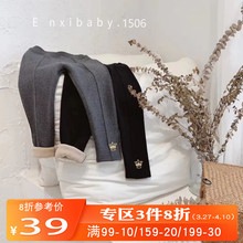 2019秋冬季新款恩希宝宝女童打底裤1