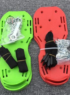 兔帝自流平水泥施工工具环氧地坪漆钉鞋红色绿色26mm40mm钉鞋