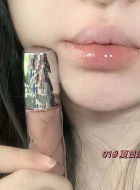 三个12.8元淡颜白开水裸妆~轻纱镜面唇釉水光唇滋润保湿唇彩素颜