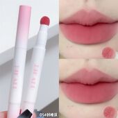 爆款 唇粉霜气垫唇霜哑光唇釉泡芙头口红唇泥显白砖红色不沾杯平价