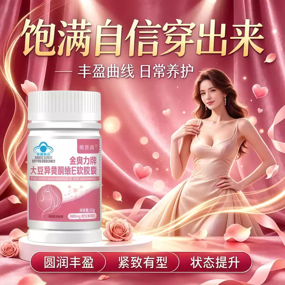 澳愙健异黄铜官方旗店紧实美乳胸部改胸善小垂松弛大豆异黄酮St6
