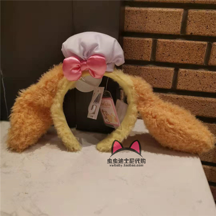 上海迪士尼乐园国内代购可琦安毛绒耳朵发箍头箍发饰卡通动漫 虫虫乐园正品代购 淘优券