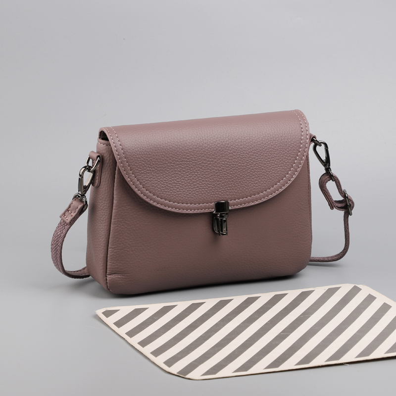 YELODE时尚小包百搭头层牛皮女包