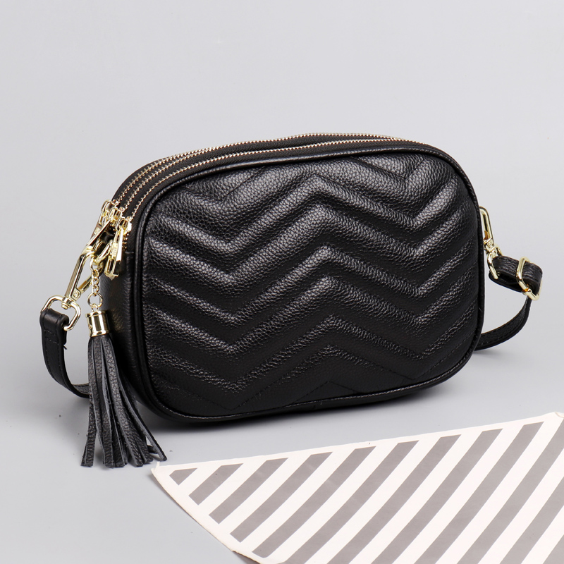 真皮包包女斜挎包2020多层牛皮