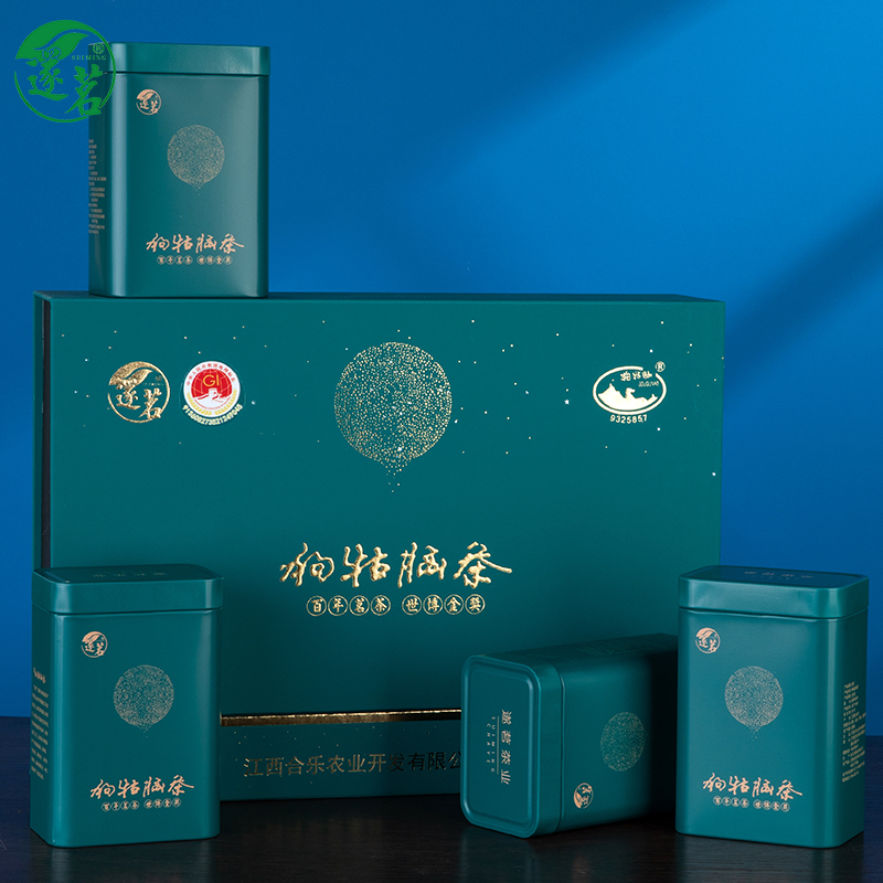 遂茗茶叶正宗狗牯脑茶2024新茶明前珍品特级江西绿茶过年送礼盒装