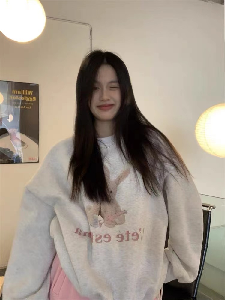 设计加绒外套韩版纯棉宽松