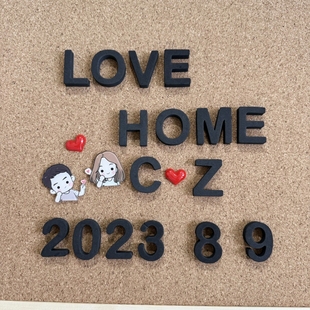 单个自选数字图钉DIY北欧留言板软木钉毛毡照片墙图钉工字钉装饰