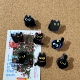 8个装 饰图钉大头针毛毡板 可爱黑色猫咪系列不伤照片软木板创意装