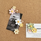 10个装 饰钉 大小花朵彩色图钉ins软木照片留言板毛毡按钉幼儿园装