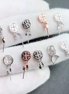 观音蜜蜡平安扣银吊坠