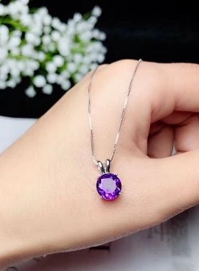 s925银克拉钻吊坠空托5圆6圆等