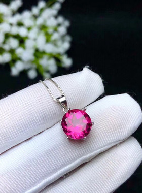 经典六爪S925银吊坠空托