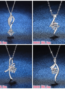 S925银一克拉莫桑蝴蝶结吊坠成品空托尺寸圆6.5mm小众设计高级感