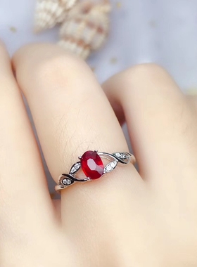 镶嵌水晶碧玺裸石戒指空托