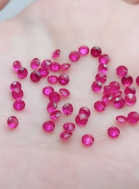 玫红色耳钉戒指吊坠