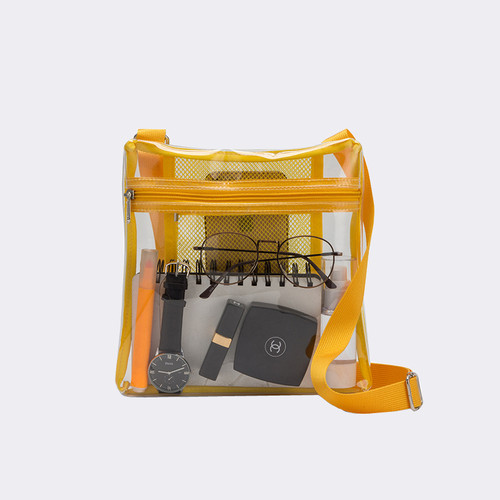 透明斜挎包免安检果冻包定制