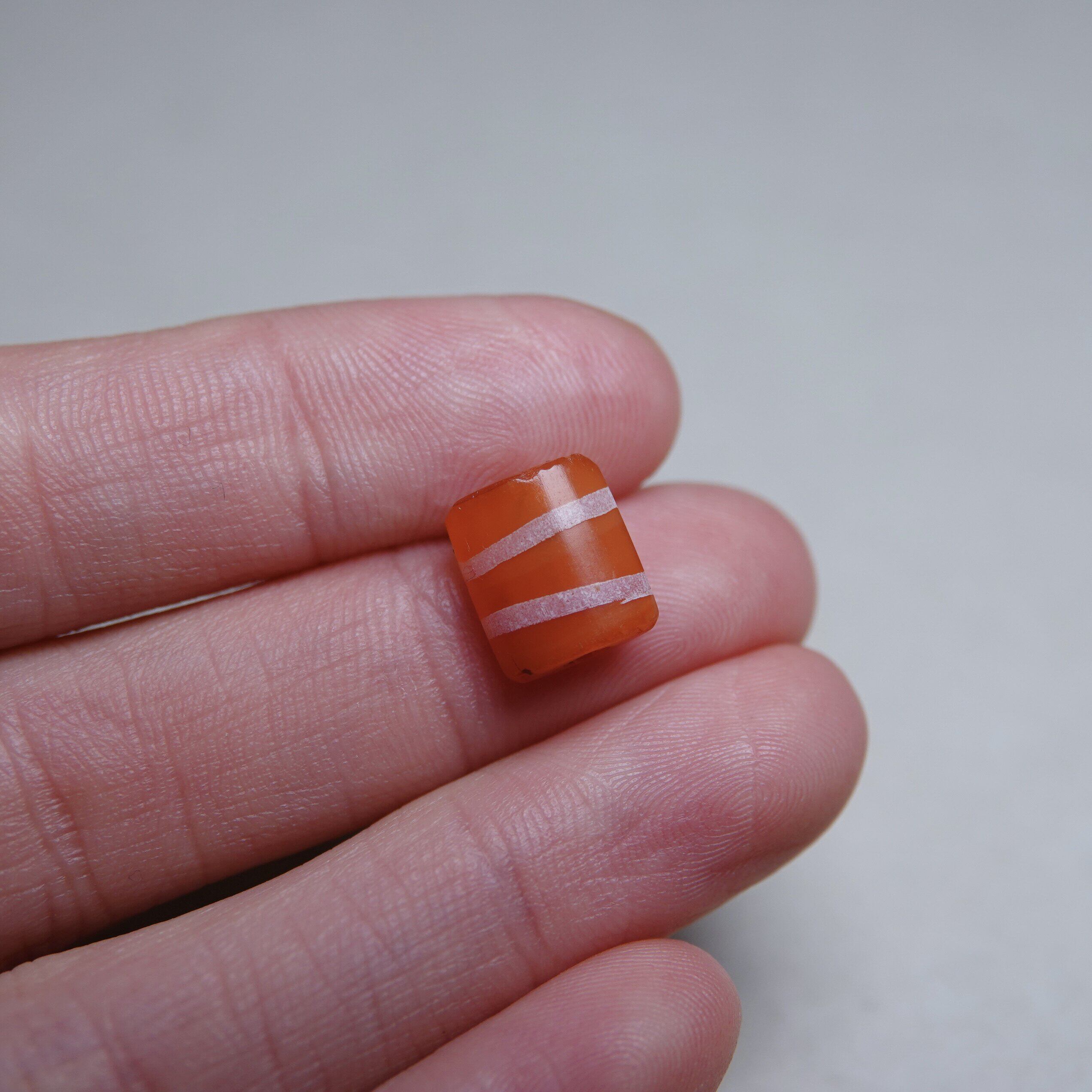 千年一期天然老玉髓线板珠大孔道全品文玩纯手工念珠手串天珠配珠