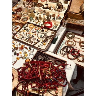 色达亚青老怀业佛珠手链原生态手链念珠原生态