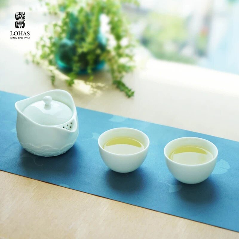 陆宝陶瓷茶具套装礼盒装